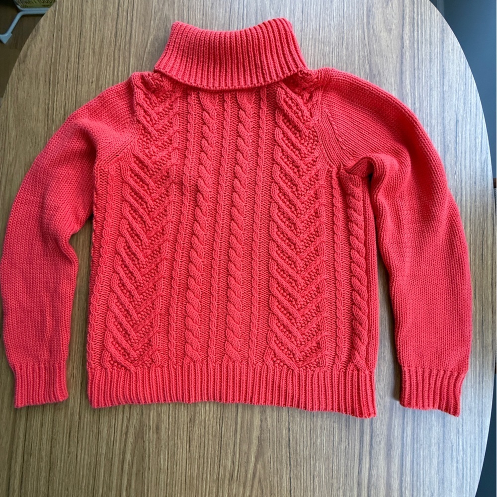 Lands’ End “Drifter” Turtleneck Sweater – Small
